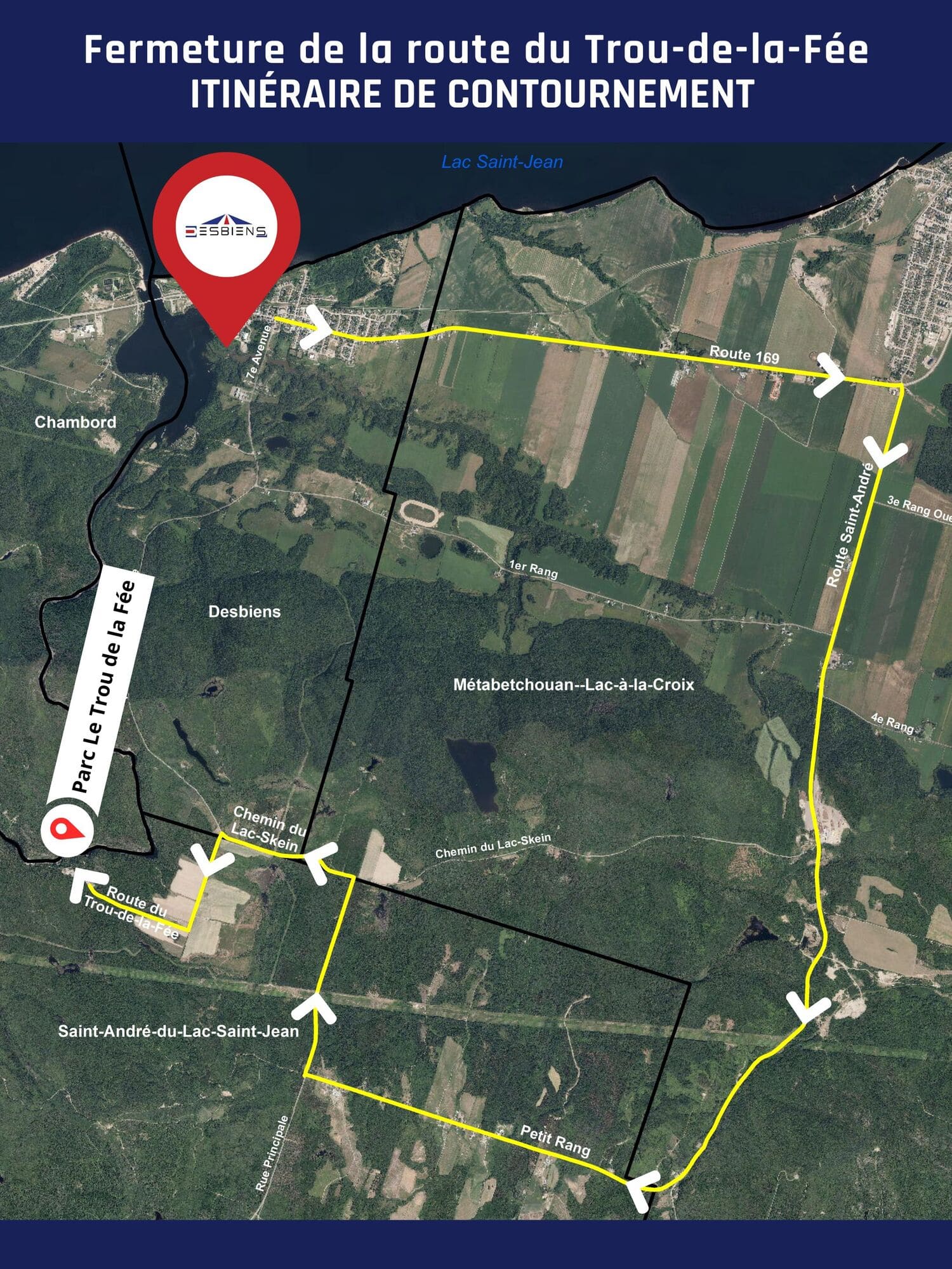 1000 Fermeture De La Route Du Trou De La Fée Itinéraire De Contournement
